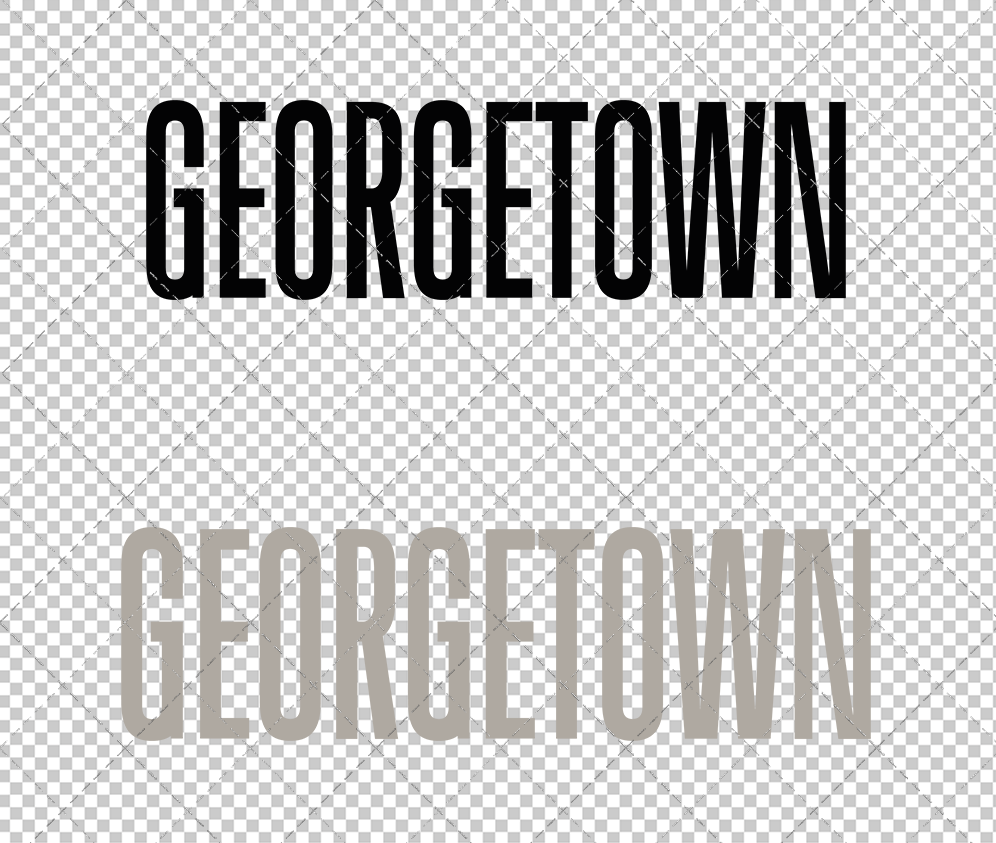 Georgetown Hoyas Wordmark 1995 006, Svg, Dxf, Eps, Png - SvgShopArt
