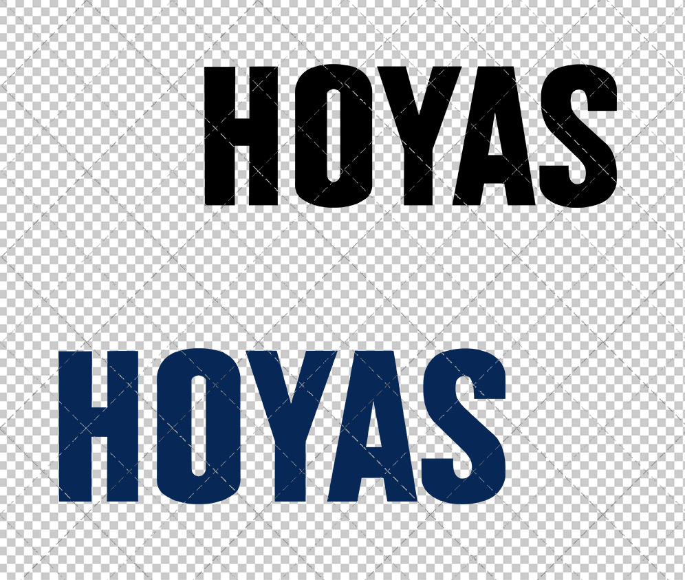 Georgetown Hoyas Wordmark 1995 007, Svg, Dxf, Eps, Png - SvgShopArt