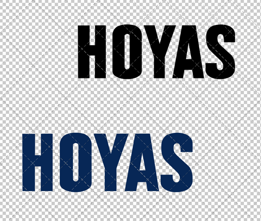 Georgetown Hoyas Wordmark 1995 007, Svg, Dxf, Eps, Png - SvgShopArt