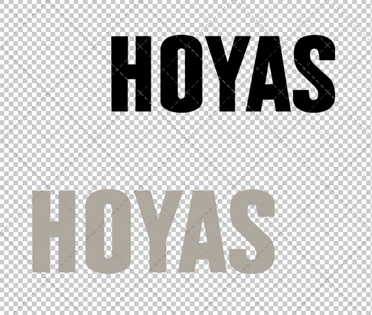 Georgetown Hoyas Wordmark 1995 008, Svg, Dxf, Eps, Png - SvgShopArt