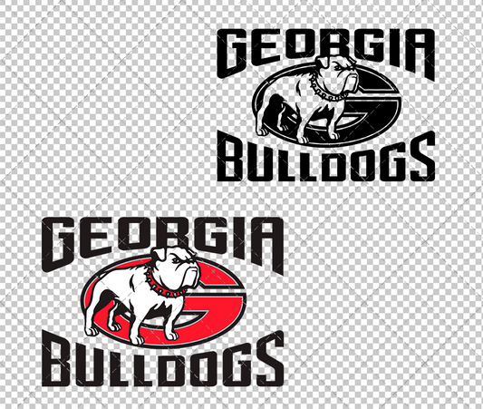 Georgia Bulldogs Alternate 1996, Svg, Dxf, Eps, Png - SvgShopArt