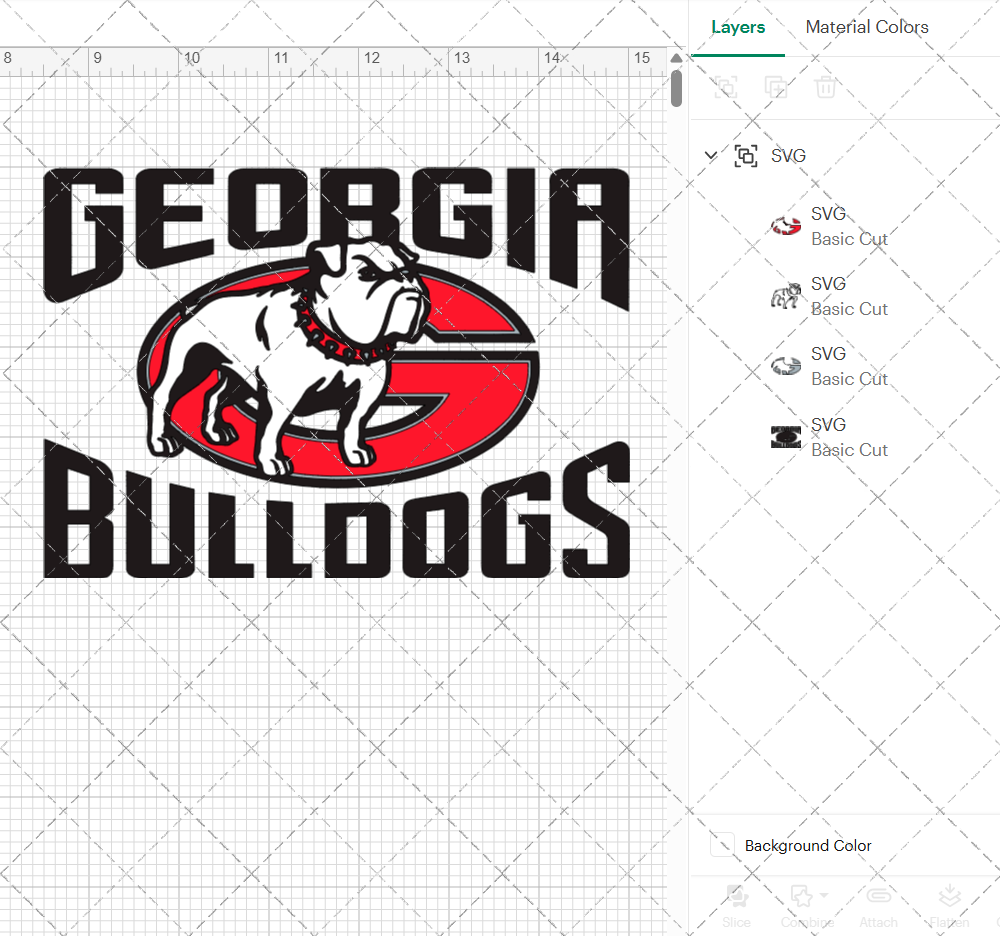 Georgia Bulldogs Alternate 1996, Svg, Dxf, Eps, Png - SvgShopArt
