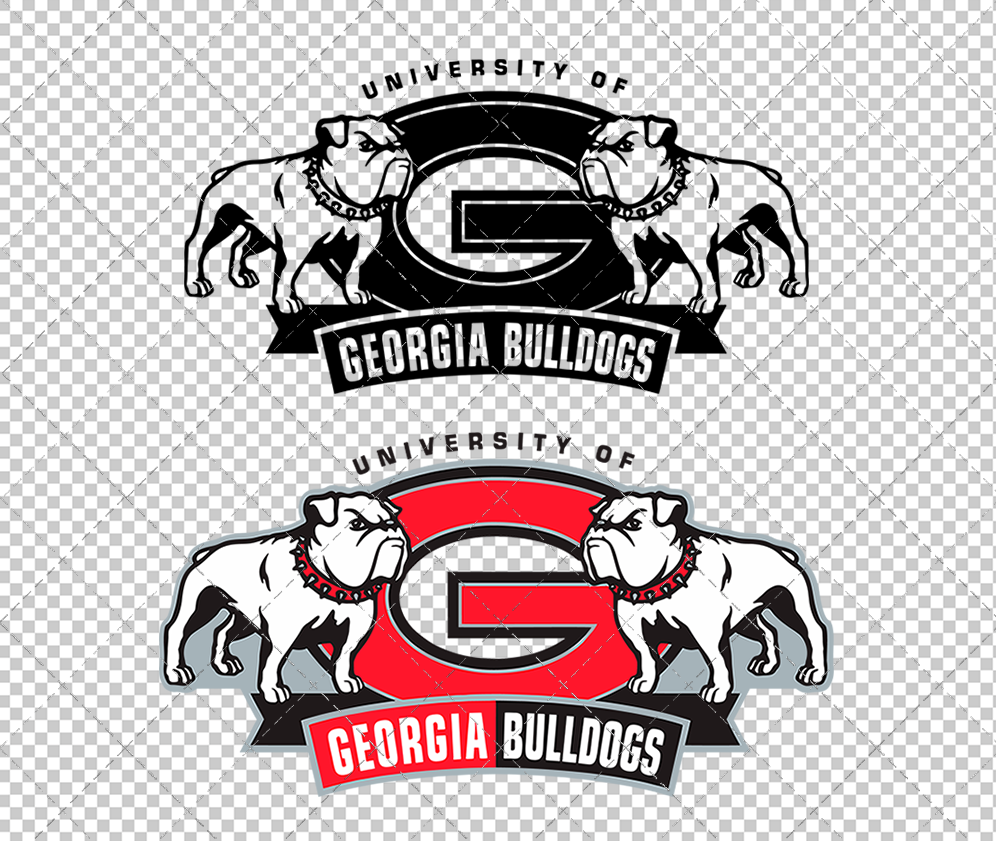 Georgia Bulldogs Secondary 1996 007, Svg, Dxf, Eps, Png - SvgShopArt