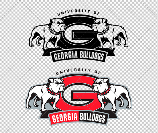 Georgia Bulldogs Secondary 1996 007, Svg, Dxf, Eps, Png - SvgShopArt