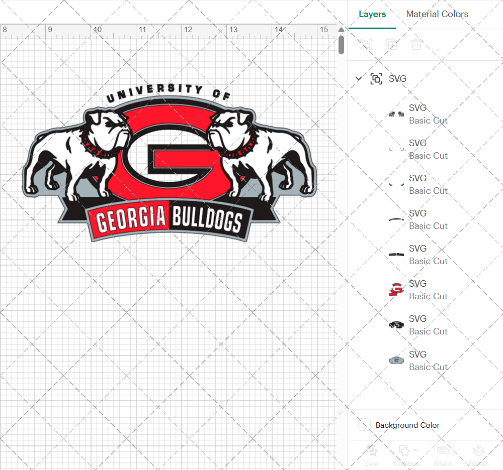 Georgia Bulldogs Secondary 1996 007, Svg, Dxf, Eps, Png - SvgShopArt