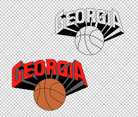 Georgia Bulldogs Secondary 1996 008, Svg, Dxf, Eps, Png - SvgShopArt