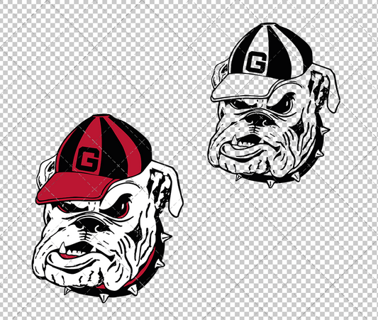 Georgia Bulldogs Secondary 2015 002, Svg, Dxf, Eps, Png - SvgShopArt
