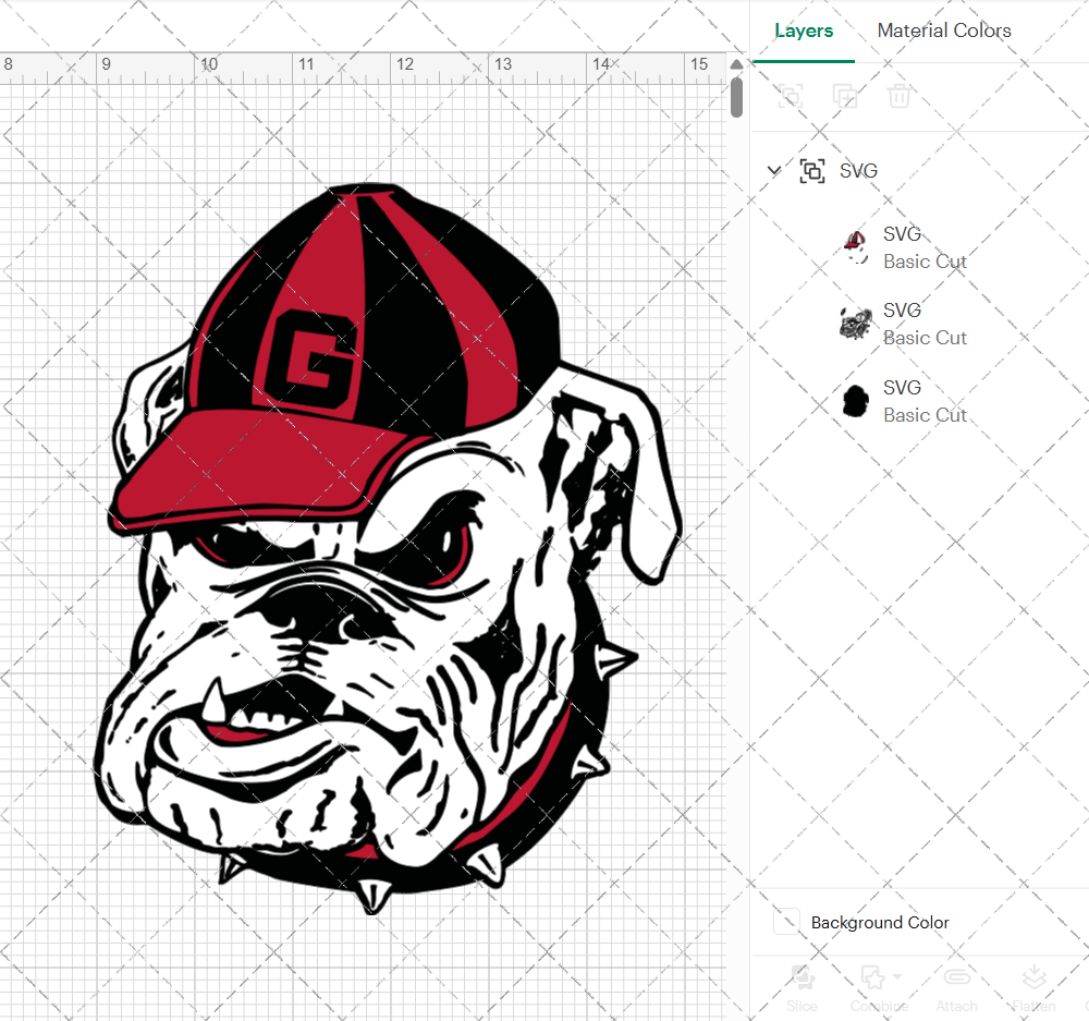 Georgia Bulldogs Secondary 2015 002, Svg, Dxf, Eps, Png - SvgShopArt