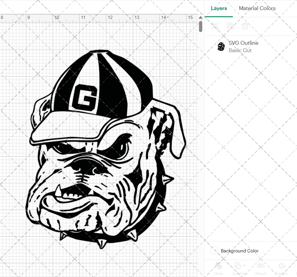 Georgia Bulldogs Secondary 2015 002, Svg, Dxf, Eps, Png - SvgShopArt