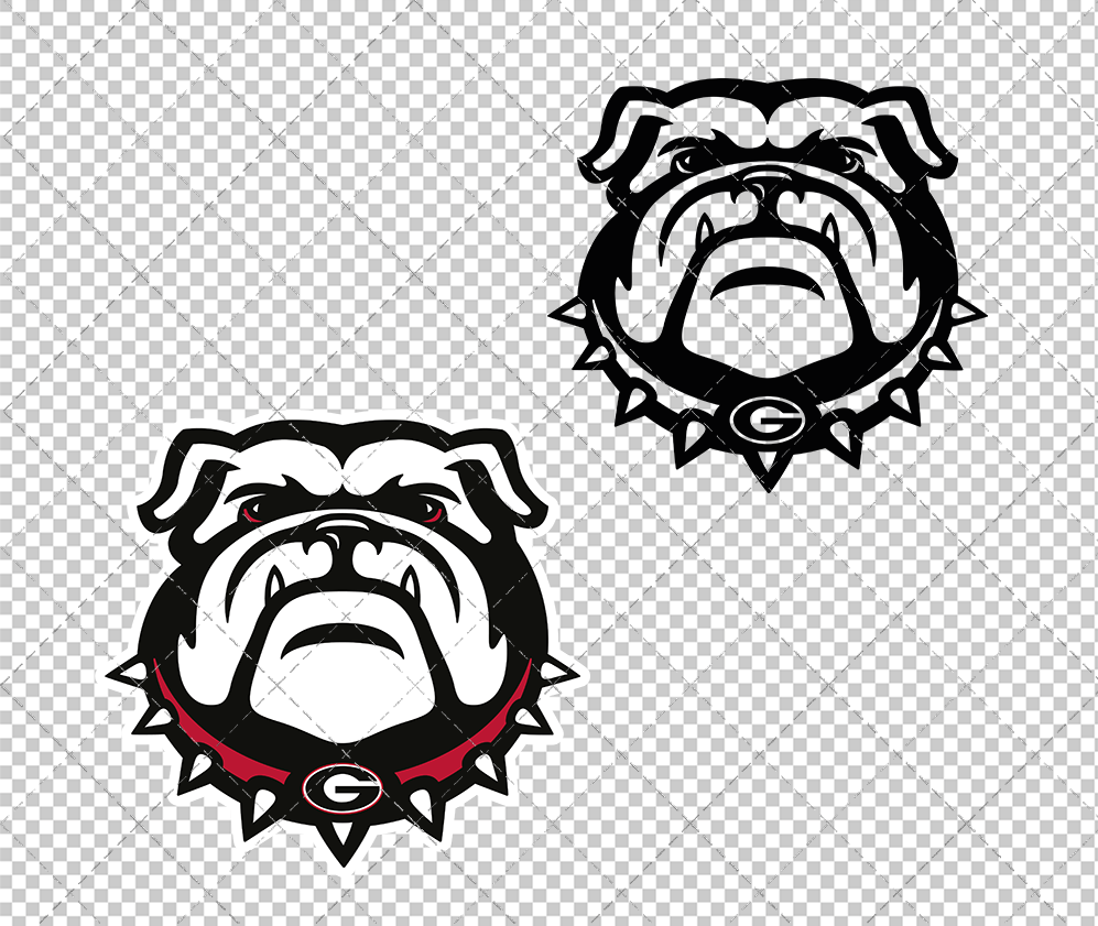 Georgia Bulldogs Secondary 2015, Svg, Dxf, Eps, Png - SvgShopArt