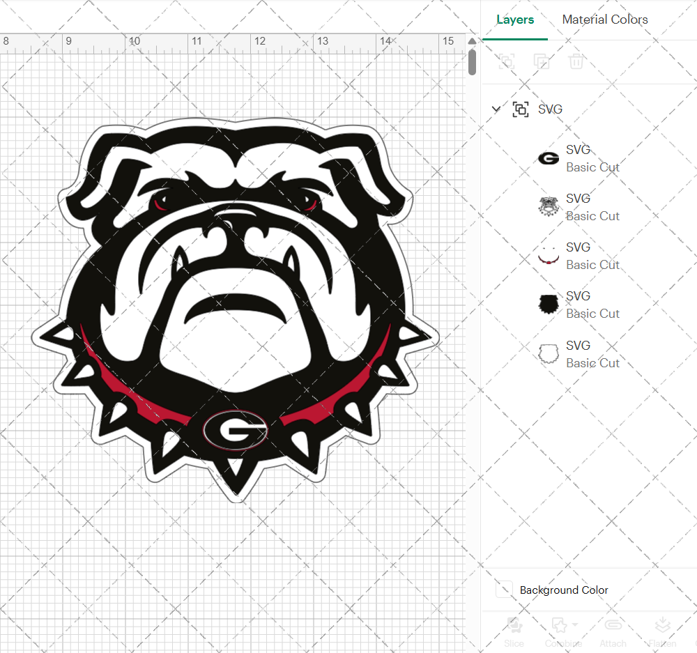 Georgia Bulldogs Secondary 2015, Svg, Dxf, Eps, Png - SvgShopArt