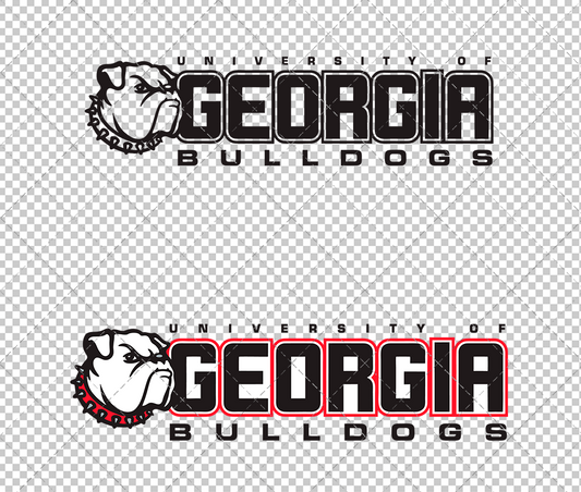 Georgia Bulldogs Wordmark 1996, Svg, Dxf, Eps, Png - SvgShopArt