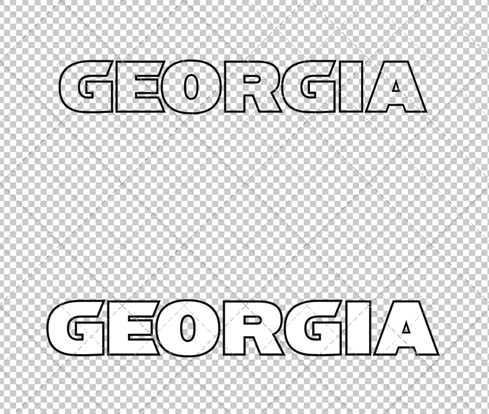 Georgia Bulldogs Wordmark 2015 016, Svg, Dxf, Eps, Png - SvgShopArt