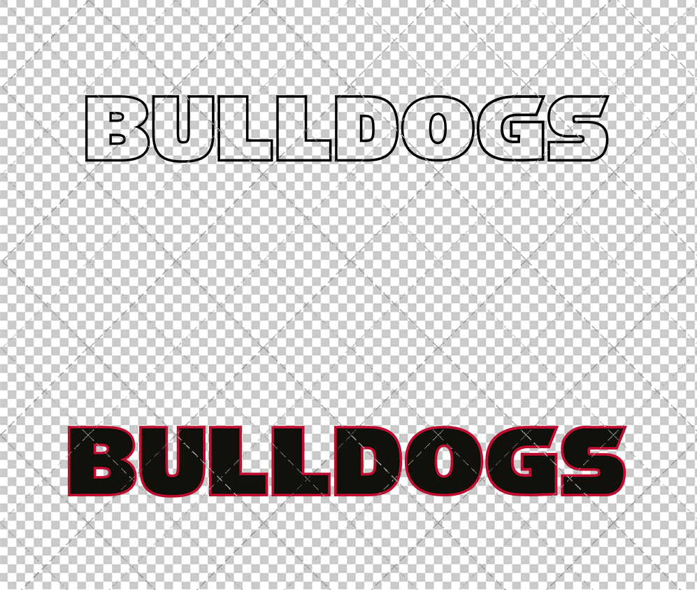 Georgia Bulldogs Wordmark 2015 017 Svg, Dxf, Eps, Png - SvgShopArt