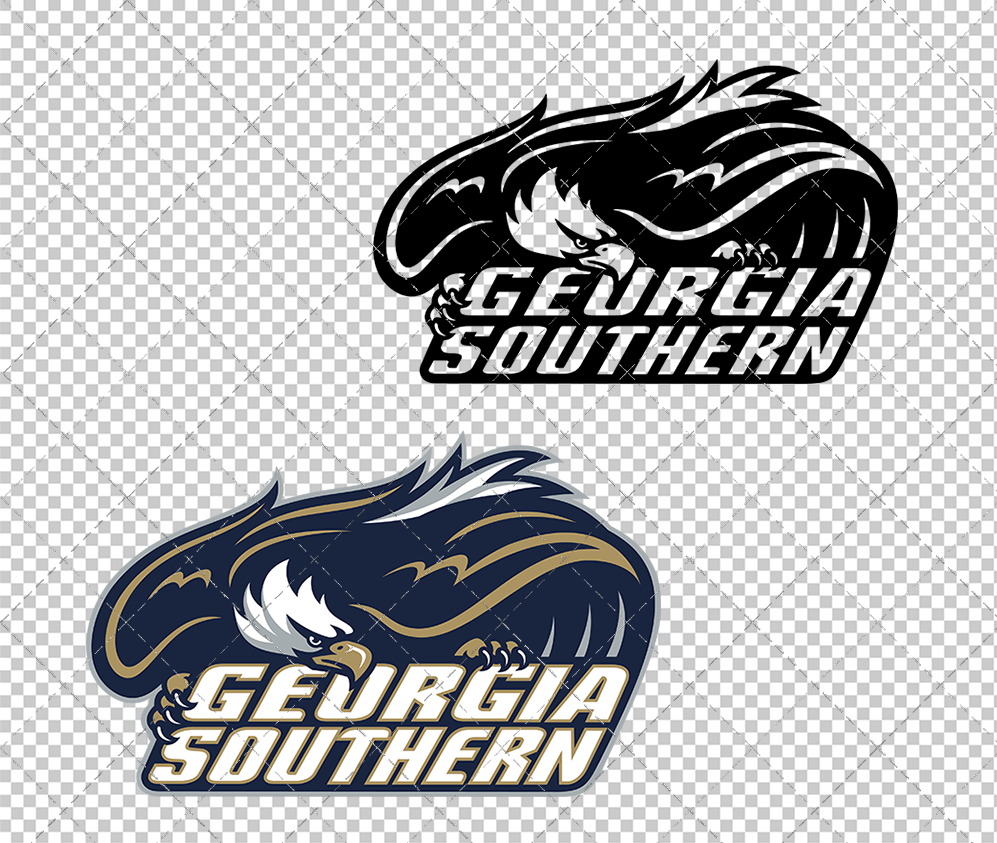 Georgia Southern Eagles 1999, Svg, Dxf, Eps, Png - SvgShopArt