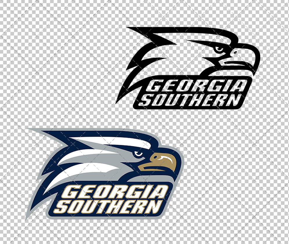 Georgia Southern Eagles Secondary 1999 002, Svg, Dxf, Eps, Png - SvgShopArt