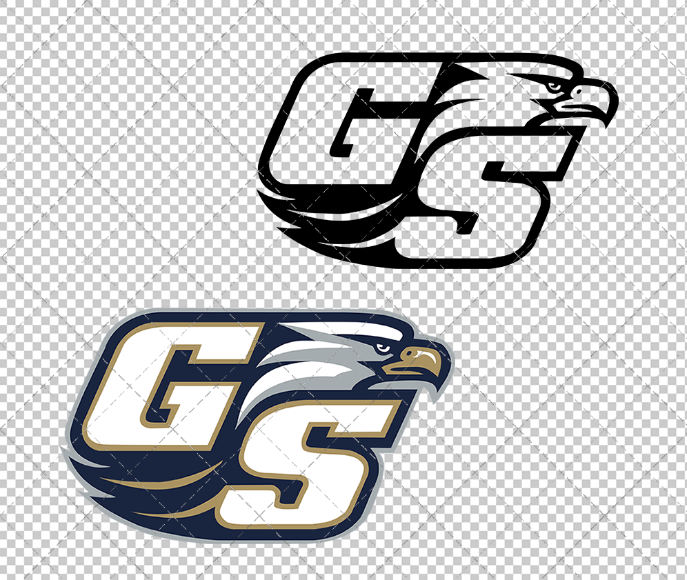 Georgia Southern Eagles Secondary 1999, Svg, Dxf, Eps, Png - SvgShopArt