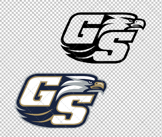 Georgia Southern Eagles Secondary 1999, Svg, Dxf, Eps, Png - SvgShopArt