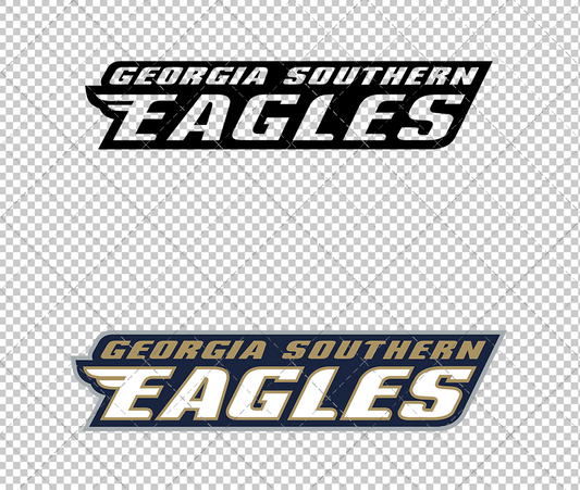 Georgia Southern Eagles Wordmark 1999 002, Svg, Dxf, Eps, Png - SvgShopArt