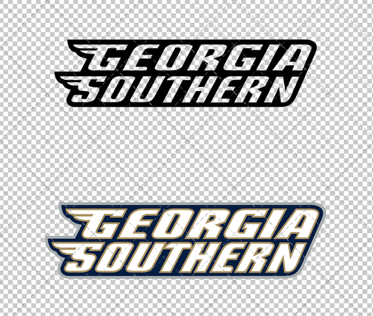 Georgia Southern Eagles Wordmark 1999, Svg, Dxf, Eps, Png - SvgShopArt