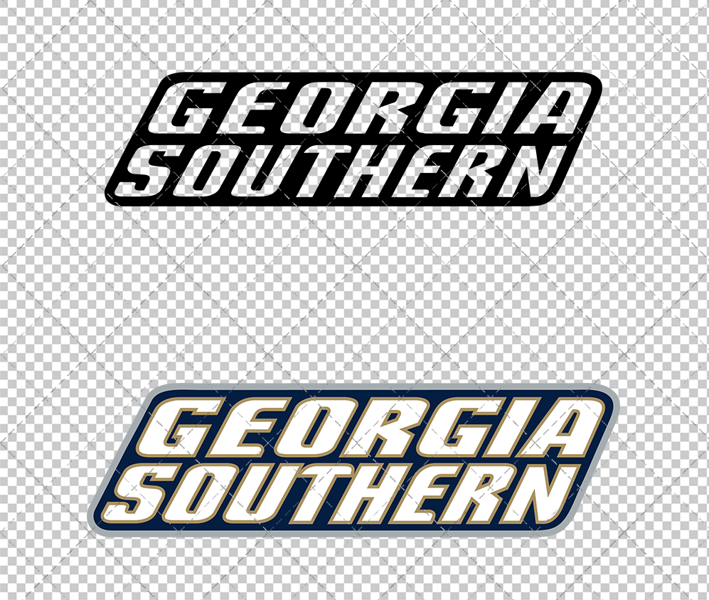 Georgia Southern Eagles Wordmark 2010, Svg, Dxf, Eps, Png - SvgShopArt