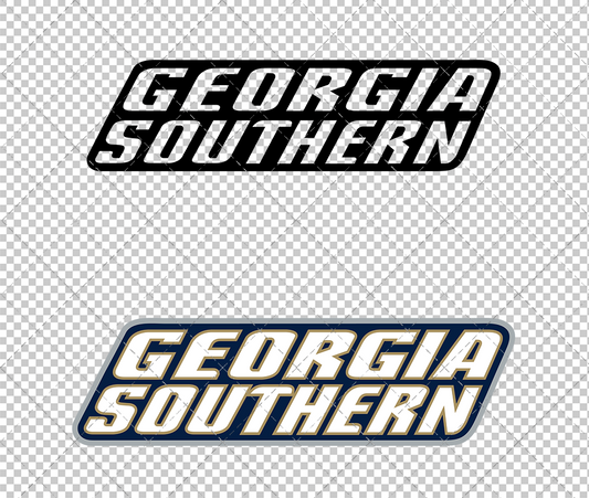 Georgia Southern Eagles Wordmark 2010, Svg, Dxf, Eps, Png - SvgShopArt
