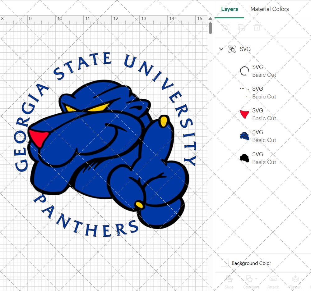Georgia State Panthers 1994, Svg, Dxf, Eps, Png - SvgShopArt
