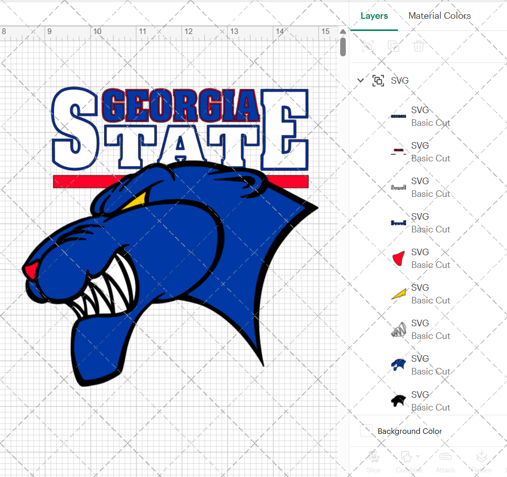 Georgia State Panthers 2002, Svg, Dxf, Eps, Png - SvgShopArt