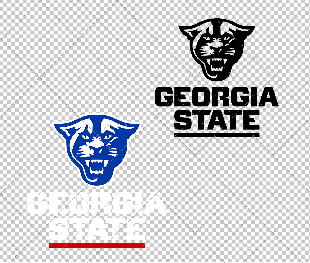 Georgia State Panthers 2015 002, Svg, Dxf, Eps, Png - SvgShopArt