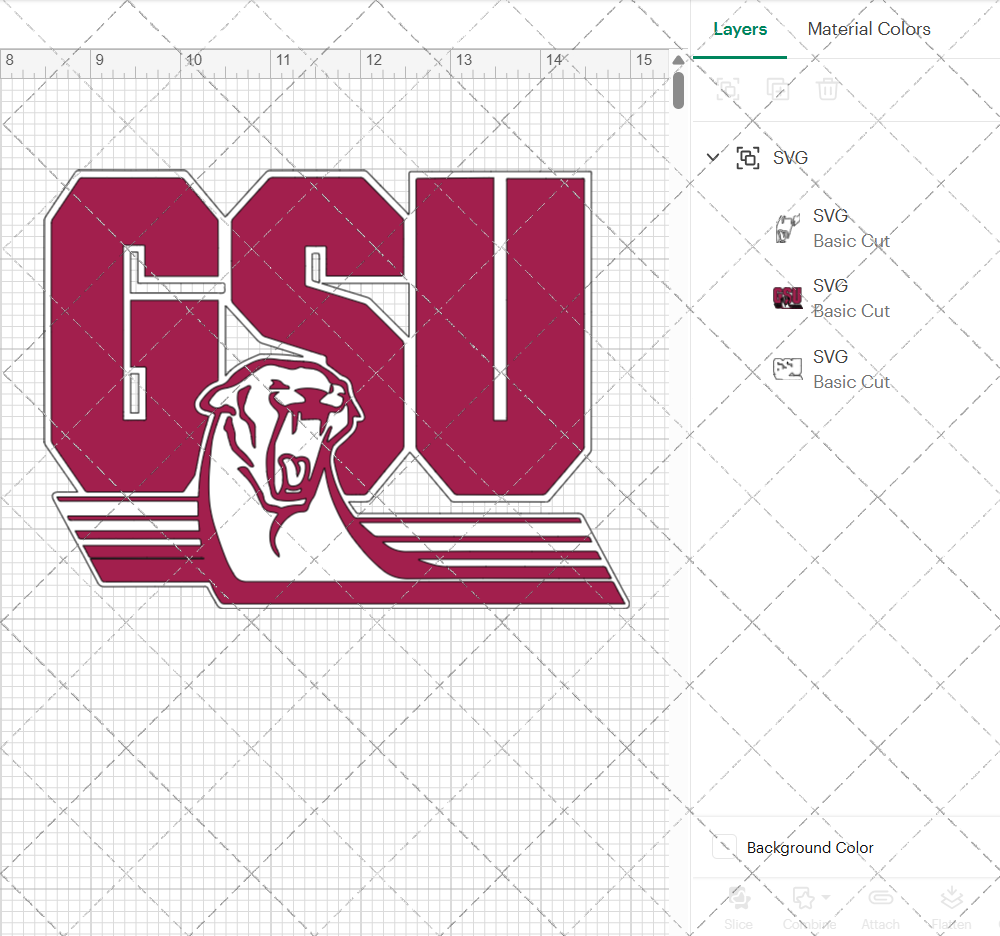 Georgia State Panthers Alternate 1987 002, Svg, Dxf, Eps, Png - SvgShopArt
