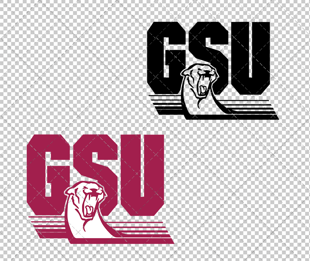 Georgia State Panthers Alternate 1987, Svg, Dxf, Eps, Png - SvgShopArt