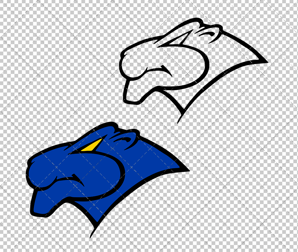 Georgia State Panthers Alternate 1994, Svg, Dxf, Eps, Png - SvgShopArt