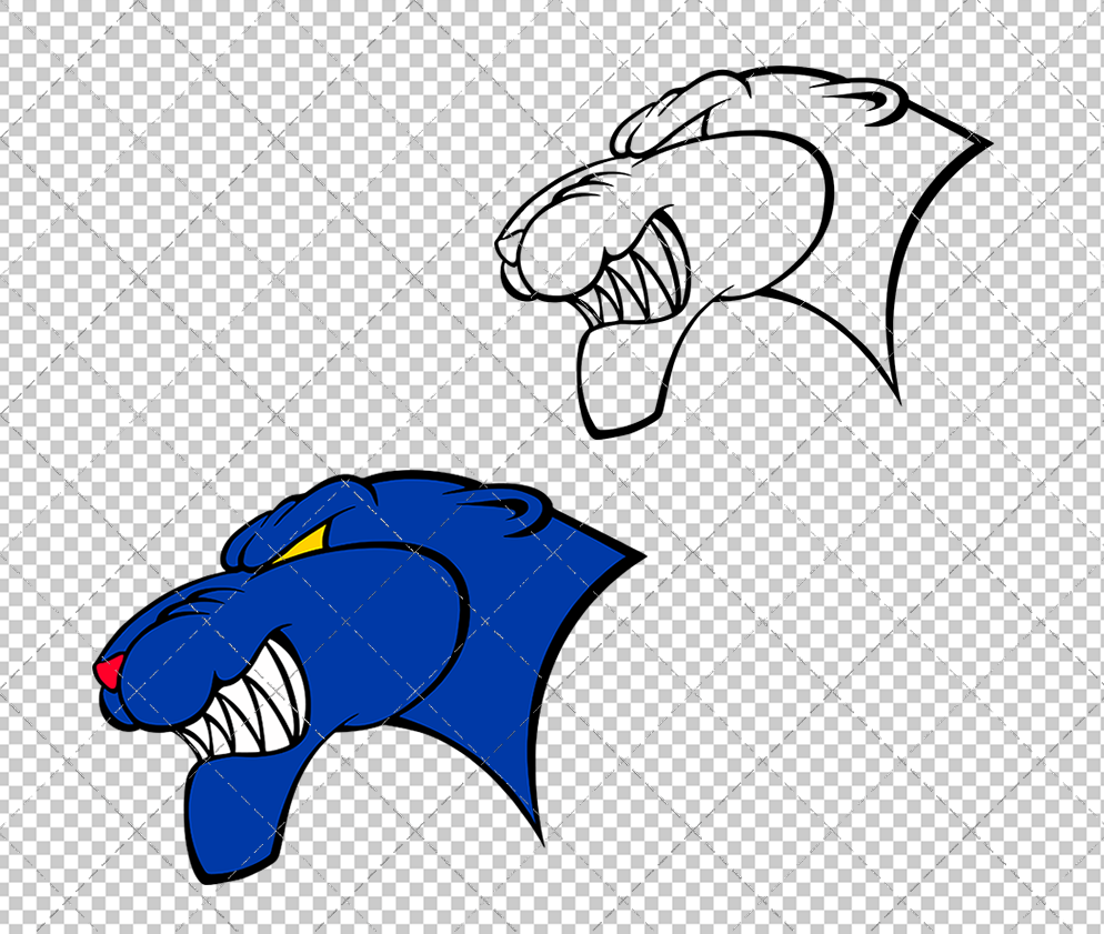 Georgia State Panthers Alternate 2002, Svg, Dxf, Eps, Png - SvgShopArt