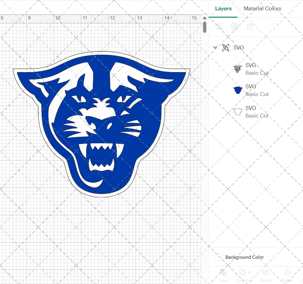 Georgia State Panthers Alternate 2015, Svg, Dxf, Eps, Png - SvgShopArt