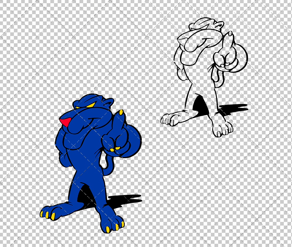 Georgia State Panthers Secondary 1994, Svg, Dxf, Eps, Png - SvgShopArt