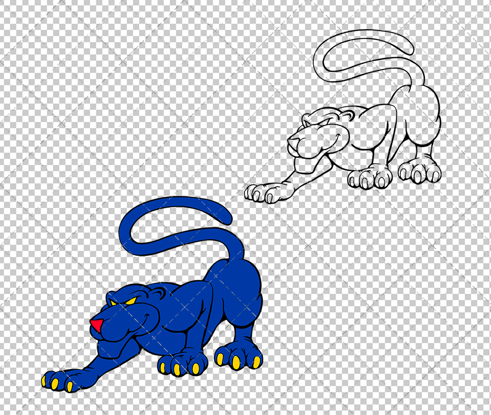 Georgia State Panthers Secondary 2002 002, Svg, Dxf, Eps, Png - SvgShopArt