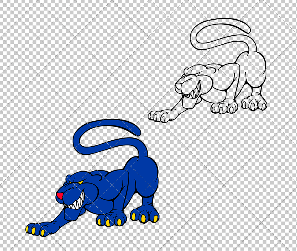 Georgia State Panthers Secondary 2002 003, Svg, Dxf, Eps, Png - SvgShopArt