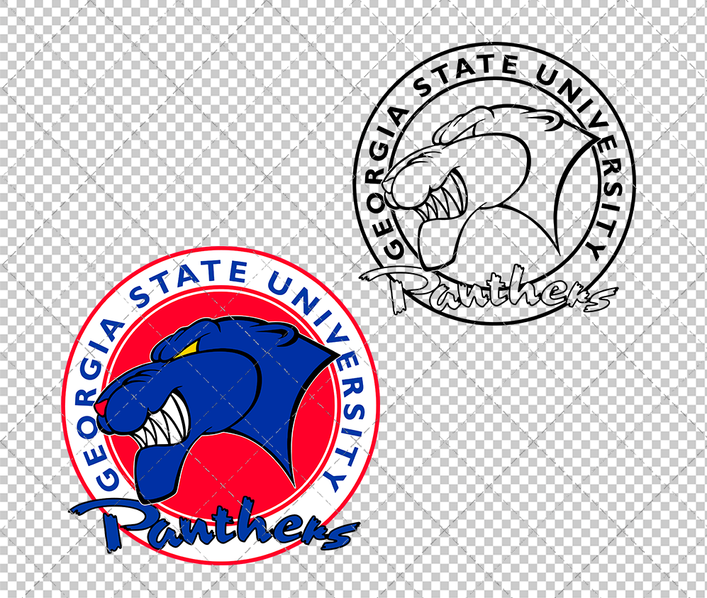 Georgia State Panthers Secondary 2002 005, Svg, Dxf, Eps, Png - SvgShopArt
