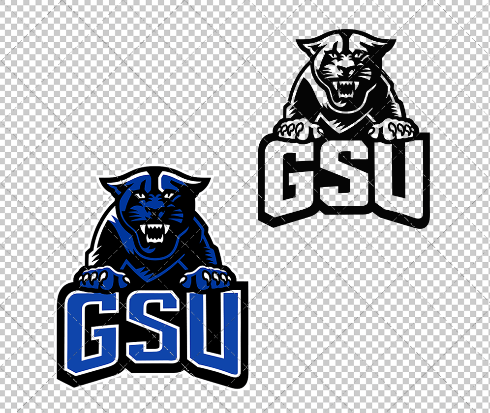 Georgia State Panthers Secondary 2009, Svg, Dxf, Eps, Png - SvgShopArt