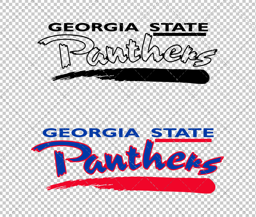 Georgia State Panthers Wordmark 2002 002, Svg, Dxf, Eps, Png - SvgShopArt