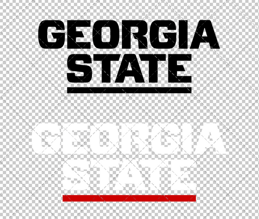Georgia State Panthers Wordmark 2015 002, Svg, Dxf, Eps, Png - SvgShopArt