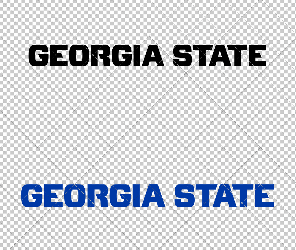 Georgia State Panthers Wordmark 2015 005, Svg, Dxf, Eps, Png - SvgShopArt