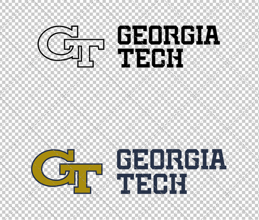 Georgia Tech Yellow Jackets Alternate 2026 006, Svg, Dxf, Eps, Png - SvgShopArt