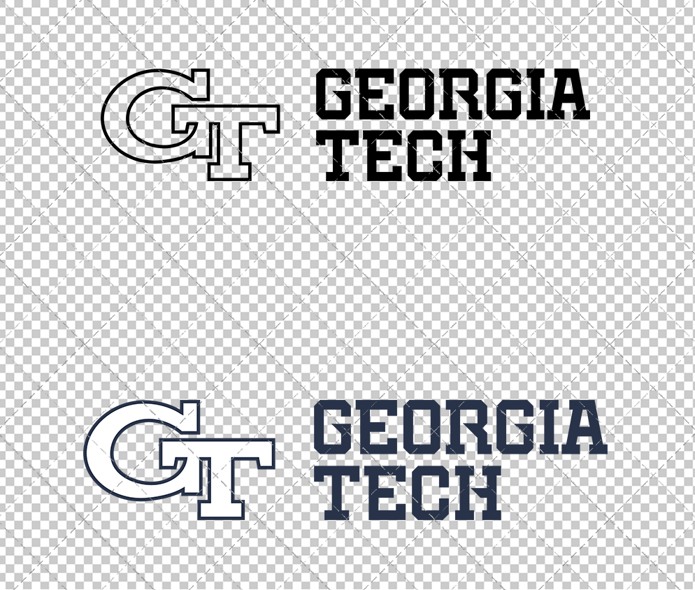 Georgia Tech Yellow Jackets Alternate 2026 007, Svg, Dxf, Eps, Png - SvgShopArt