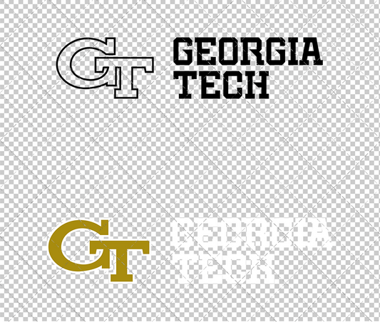 Georgia Tech Yellow Jackets Alternate 2026 008, Svg, Dxf, Eps, Png - SvgShopArt