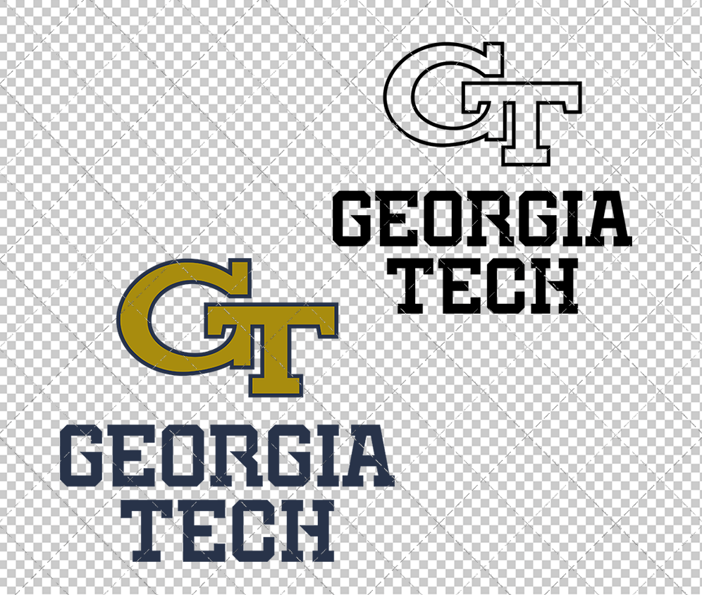 Georgia Tech Yellow Jackets Alternate 2026 011, Svg, Dxf, Eps, Png - SvgShopArt