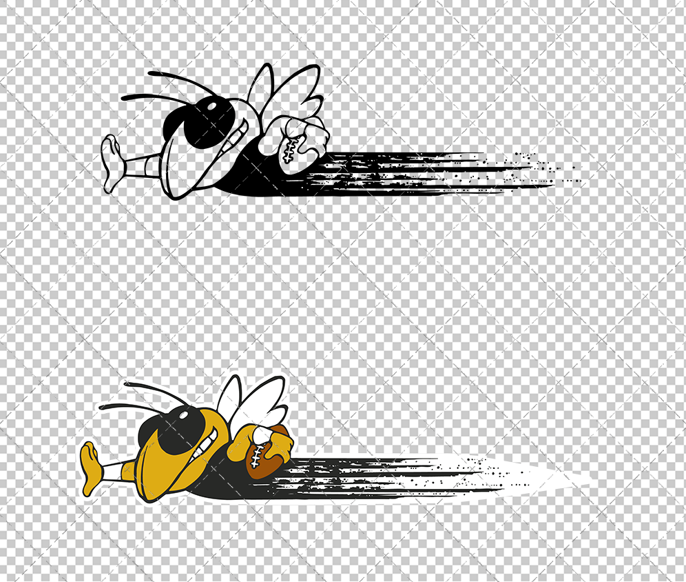 Georgia Tech Yellow Jackets Mascot 2026 002, Svg, Dxf, Eps, Png - SvgShopArt