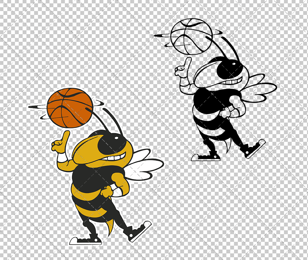 Georgia Tech Yellow Jackets Mascot 2026 005, Svg, Dxf, Eps, Png - SvgShopArt