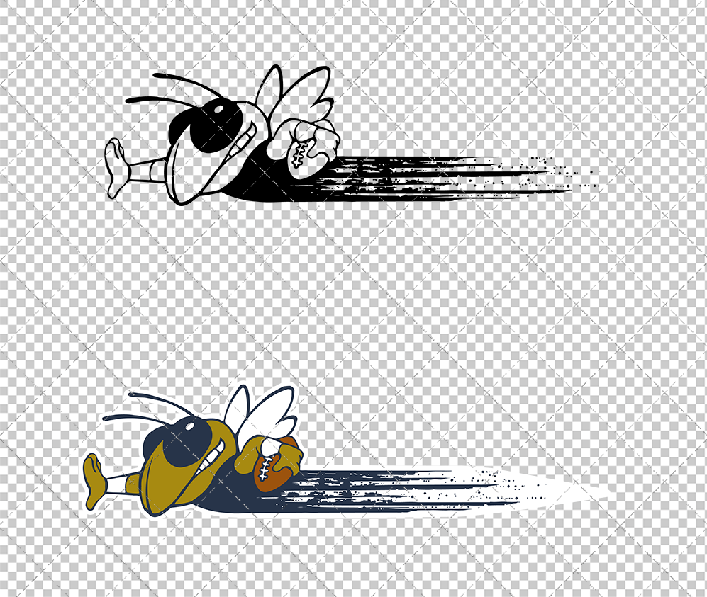 Georgia Tech Yellow Jackets Mascot 2026, Svg, Dxf, Eps, Png - SvgShopArt
