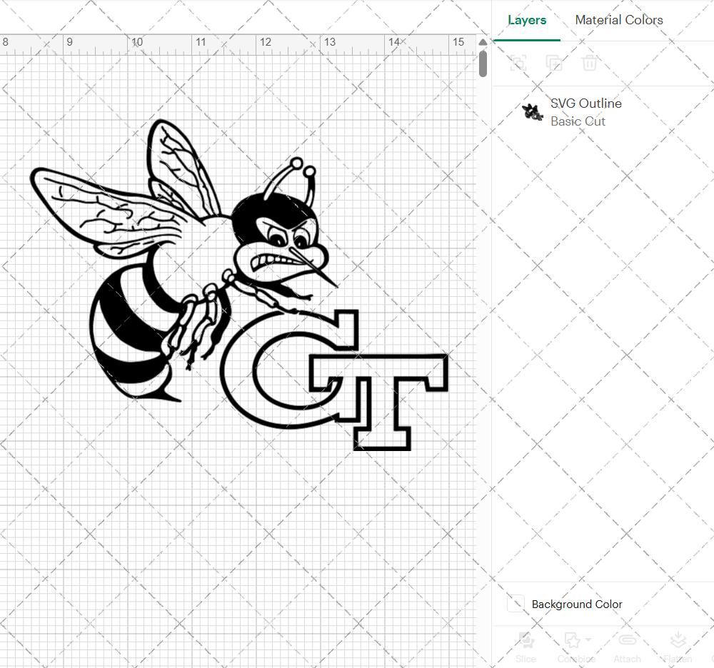 Georgia Tech Yellow Jackets Secondary 1975 002, Svg, Dxf, Eps, Png - SvgShopArt